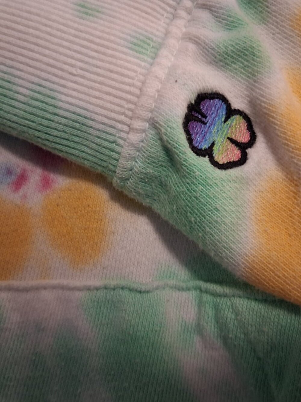 Lucky Brand Women's Tie-Dye Hoodie Size XL Hippie 70's Grateful Dead style - Picture 4 of 6